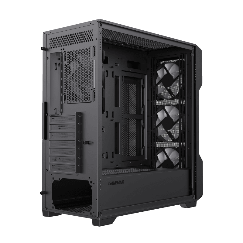 GameMax Siege Black E-ATX Mid-Tower Gaming Case GameMax Siege Black E-ATX Mid-Tower Gaming Case